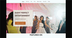 Desktop Screenshot of eventperfectentertainment.com